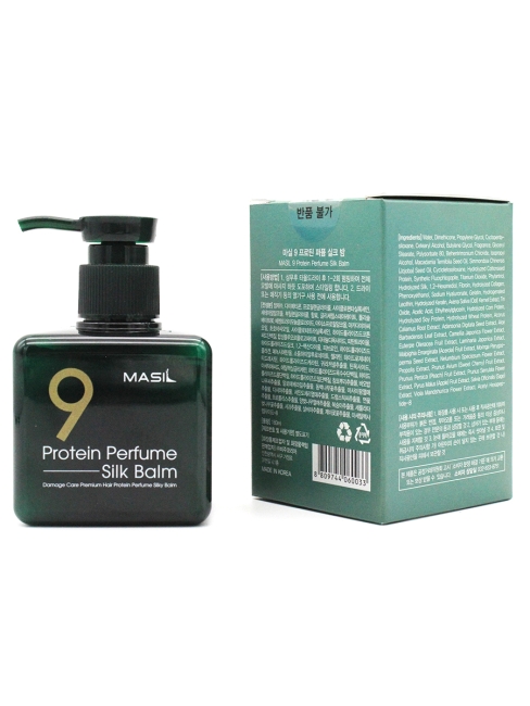 Masil Бальзам для волос несмываемый протеиновый 9 Protein Perfume Silk Balm, 180 мл Masil Бальзам для волос несмываемый протеиновый 9 Protein Perfume Silk Balm, 180 мл