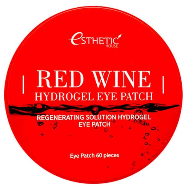 Esthetic House Red Wine Hydrogel Eye Patch Гидрогелевые патчи для век с экстрактом Красного Вина, 60 шт Esthetic House Red Wine Hydrogel Eye Patch Гидрогелевые патчи для век с экстрактом Красного Вина, 60 шт