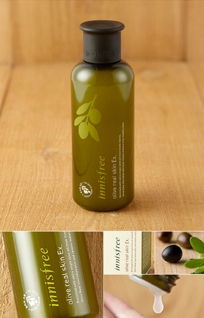 Innisfree Olive Real Skin Ex Тонер с органическим оливковым маслом, 200 мл Innisfree Olive Real Skin Ex Тонер с органическим оливковым маслом, 200 мл