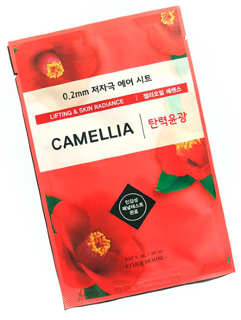 ETUDE HOUSE 0.2 Therapy Air Mask Camellia Маска тканевая с маслом камелии, 20 мл ETUDE HOUSE 0.2 Therapy Air Mask Camellia Маска тканевая с маслом камелии, 20 мл