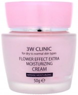 3W Clinic Крем для лица увлажняющий с цветочными экстрактами Flower Effect Extra Moisturizing Cream, 50 г 3W Clinic Крем для лица увлажняющий с цветочными экстрактами Flower Effect Extra Moisturizing Cream, 50 г
