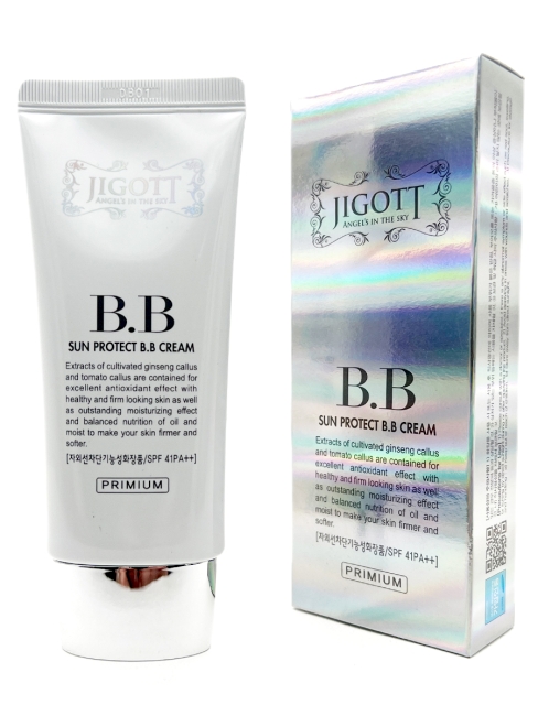 Jigott Солнцезащитный ВВ-крем для лица Sun Protect B.B Cream SPF41 PA++, 50 мл Jigott Солнцезащитный ВВ-крем для лица Sun Protect B.B Cream SPF41 PA++, 50 мл