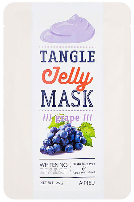 A'PIEU Tangle Jelly Mask Grape Тканевая маска-желе с экстрактом винограда, 25 г