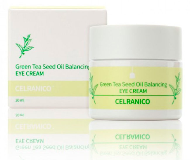 Celranico Green Tea Seed Oil Balancing Eye Cream Балансирующий крем для зоны вокруг глаз с семенами зеленого чая, 30 мл