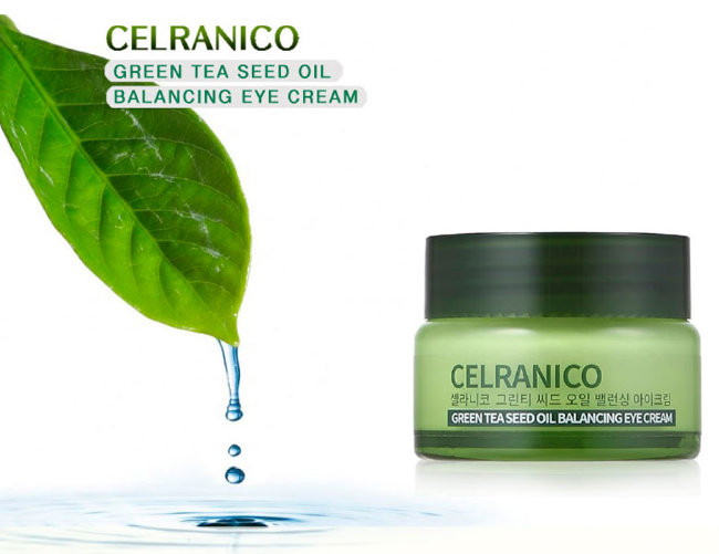 Celranico Green Tea Seed Oil Balancing Eye Cream Балансирующий крем для зоны вокруг глаз с семенами зеленого чая, 30 мл