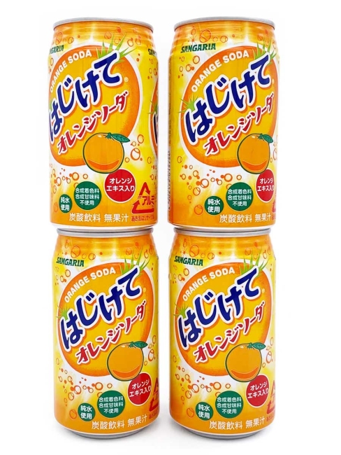 SANGARIA Напиток б/а газированный "ORANGE SODA" со вкусом апельсина, 350 мл