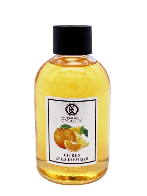 Kreasyon Аромадиффузор с палочками Цитрусовый Reed Diffuser Citrus, 115 мл