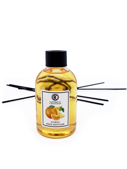Kreasyon Аромадиффузор с палочками Цитрусовый Reed Diffuser Citrus, 115 мл