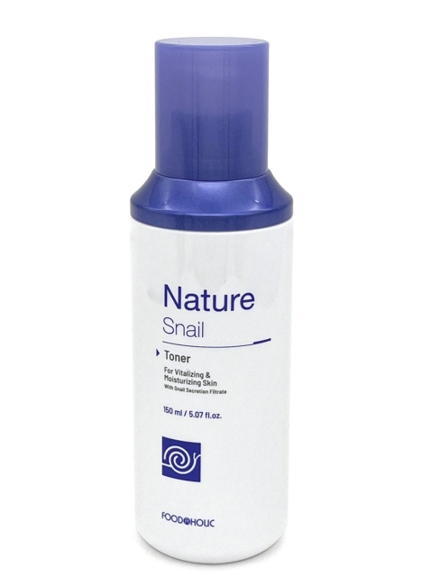 FoodaHolic Тонер для лица восстанавливающий с муцином улитки Nature Snail Toner, 150 мл FoodaHolic Тонер для лица восстанавливающий с муцином улитки Nature Snail Toner, 150 мл