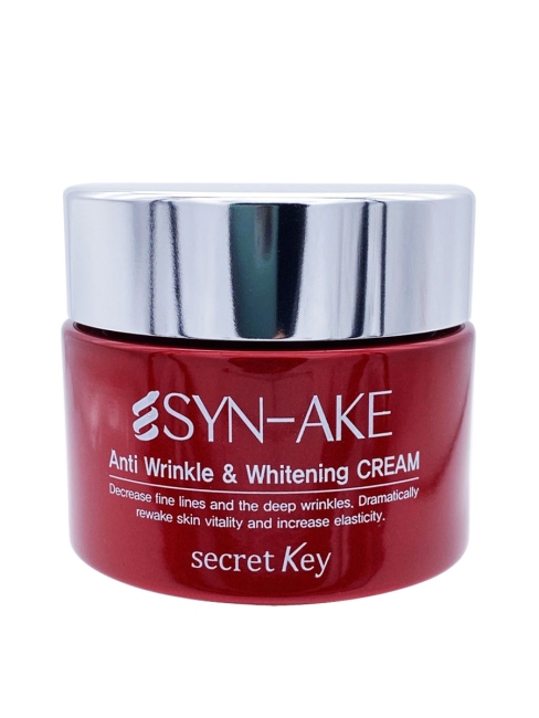 Secret Key Крем с пептидом змеиного яда для лица Syn-Ake Anti Wrinkle & Whitening Cream, 50 г Secret Key Крем с пептидом змеиного яда для лица Syn-Ake Anti Wrinkle & Whitening Cream, 50 г