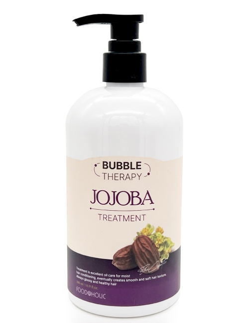 FoodaHolic Маска для волос с маслом Жожоба Bubble Therapy Jojoba Treatment, 500 мл FoodaHolic Маска для волос с маслом Жожоба Bubble Therapy Jojoba Treatment, 500 мл
