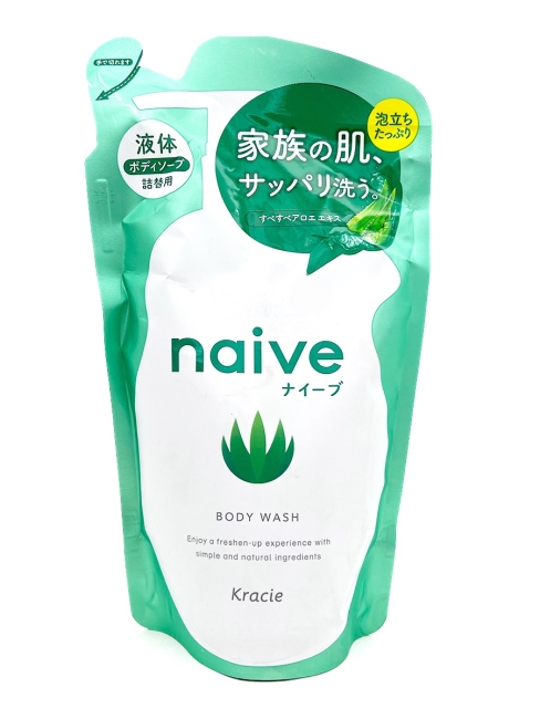 Kracie Мыло жидкое для тела с экстрактом Алоэ Вера Naive Body Wash, 380 мл