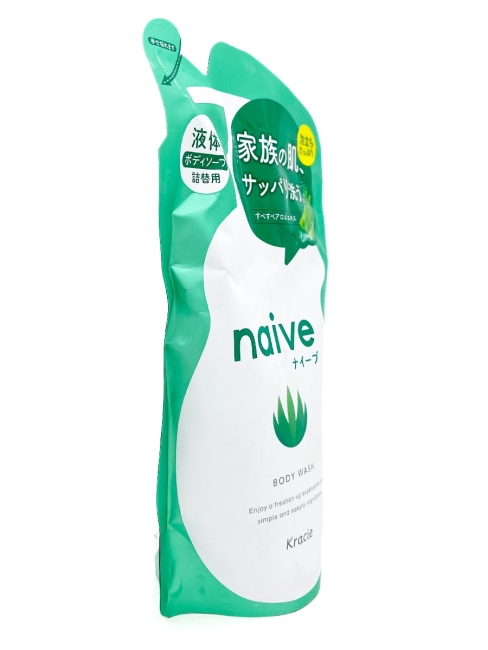Kracie Мыло жидкое для тела с экстрактом Алоэ Вера Naive Body Wash, 380 мл