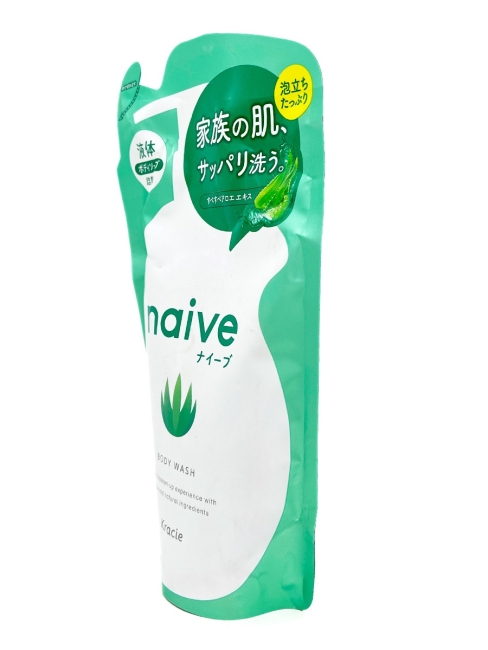 Kracie Мыло жидкое для тела с экстрактом Алоэ Вера Naive Body Wash, 380 мл
