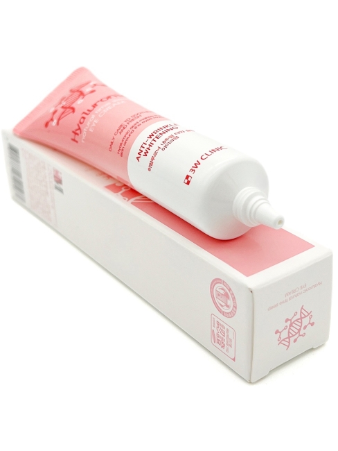 3W Clinic Крем для кожи вокруг глаз ночной с гиалуроновой кислотой Eye Cream Time Sleep Hyaluronic Natural, 40 мл