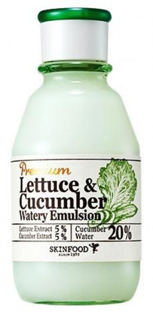 SKINFOOD Premium Lettecure Cucumber Watery Emulsion Увлажняющая эмульсия с экстрактом огурца, 140 мл SKINFOOD Premium Lettecure Cucumber Watery Emulsion Увлажняющая эмульсия с экстрактом огурца, 140 мл