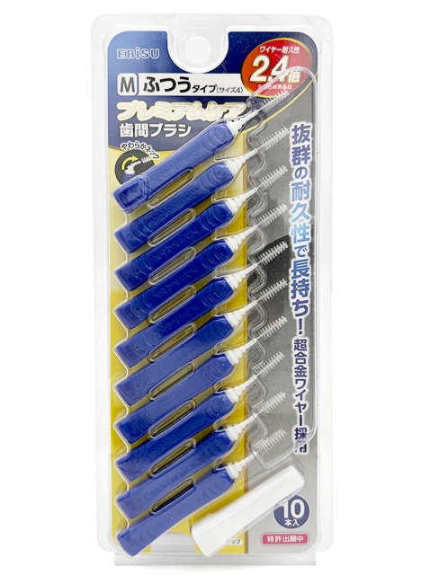 Ebisu Интердентальная щётка-ёршик для чистки межзубного пространства, размер M, 10 шт Ebisu Интердентальная щётка-ёршик для чистки межзубного пространства, размер M, 10 шт