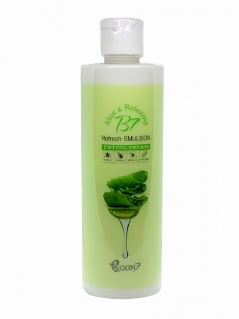 Boon7 Расслабляющая эмульсия Алоэ  Aloe & Relaxing Refresh Emulsion, 320 мл.