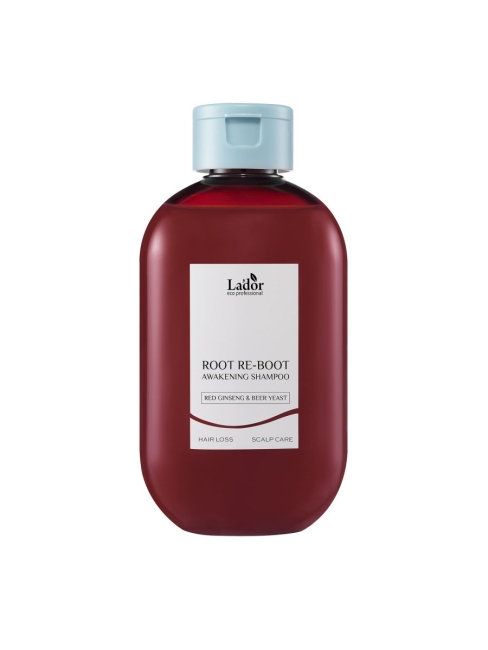 Lador Шампунь с женьшенем для роста волос Root Re-Boot Awakening Shampoo Red Ginseng & Beer Yeast, 300 мл