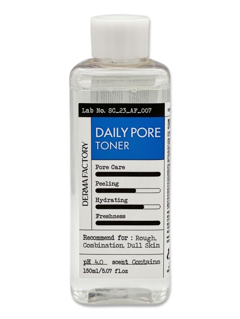Derma Factory Очищающий поры тонер для ежедневного применения Daily Pore Toner, 150 мл Derma Factory Очищающий поры тонер для ежедневного применения Daily Pore Toner, 150 мл