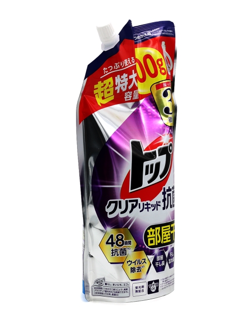 LION Жидкое средство концентрат для стирки антибактериальное Top Clear Liquid Antibacterial Laundry Detergent, 900 г