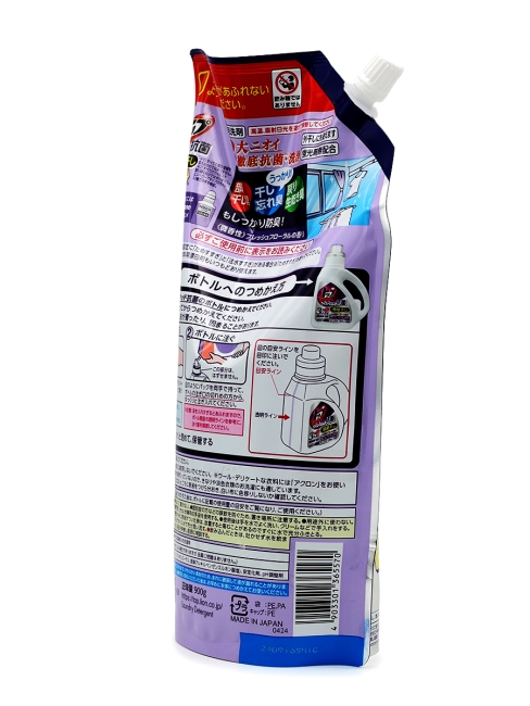 LION Жидкое средство концентрат для стирки антибактериальное Top Clear Liquid Antibacterial Laundry Detergent, 900 г