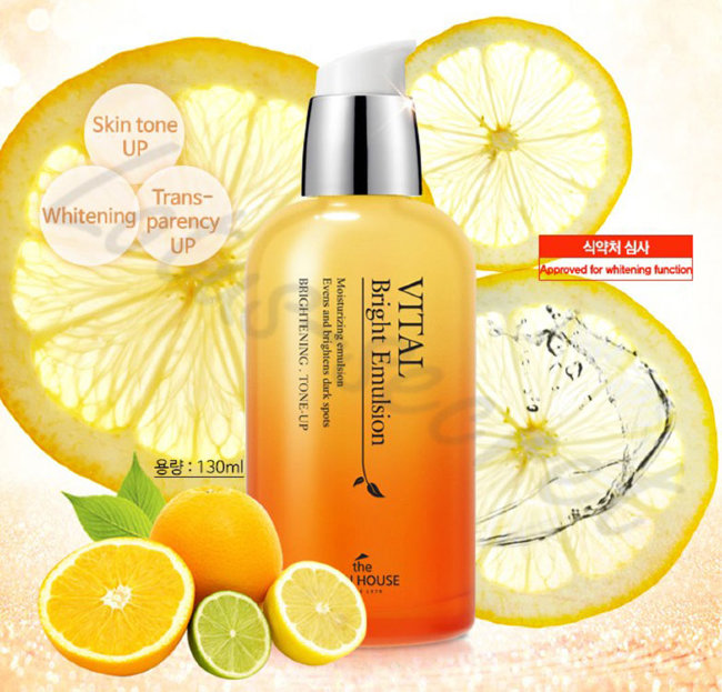 The Skin House VIital Bright Emulsion Витаминизированная осветляющая эмульсия "VITAL BRIGHT", 130 мл The Skin House VIital Bright Emulsion Витаминизированная осветляющая эмульсия "VITAL BRIGHT", 130 мл