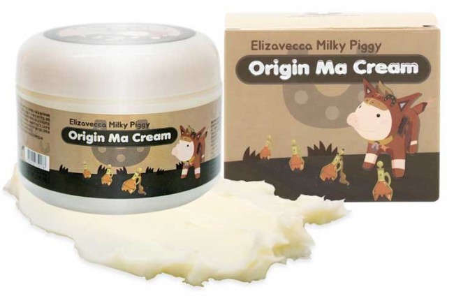 Elizavecca Milky Piggy Origin Ma Cream Крем для лица c лошадиным жиром, 100 г
