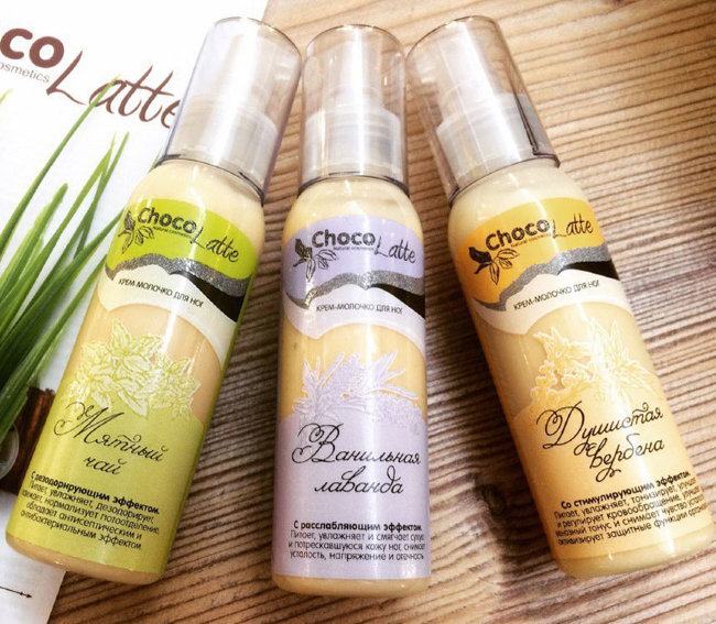 ChocoLatte Крем-Молочко для ног Душистая Вербена тонизирующий, 100 мл ChocoLatte Крем-Молочко для ног Душистая Вербена тонизирующий, 100 мл