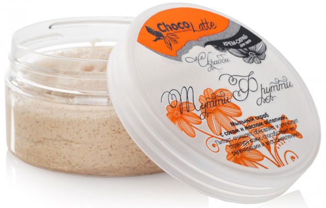 ChocoLatte Мыльный скраб для тела Скрабби Тутти-Фрутти (с соком и маслом облепихи), 200 г