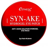 Esthetic House Syn-Ake Hydrogel Eye Patch Гидрогелевые патчи для кожи вокруг глаз со Змеиным ядом, 60 шт
