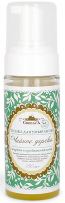 СпивакЪ Пенка для умывания Чайное дерево, 150 мл СпивакЪ Пенка для умывания Чайное дерево, 150 мл