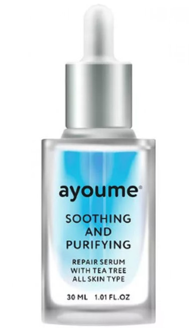 Ayoume Tea Tree Soothing and Purifying Serum Успокаивающая сыворотка для лица на основе чайного дерева, 30 мл Ayoume Tea Tree Soothing and Purifying Serum Успокаивающая сыворотка для лица на основе чайного дерева, 30 мл