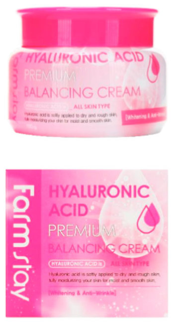FarmStay Hyaluronic Acid Premium Balancing Cream Балансирующий крем с гиалуроновой кислотой, 100 г FarmStay Hyaluronic Acid Premium Balancing Cream Балансирующий крем с гиалуроновой кислотой, 100 г