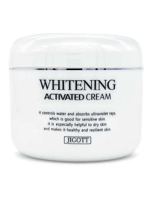Jigott Крем для лица отбеливающий с ниацинамидом Whitening Activated Cream, 100 г