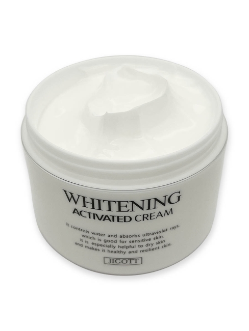 Jigott Крем для лица отбеливающий с ниацинамидом Whitening Activated Cream, 100 г