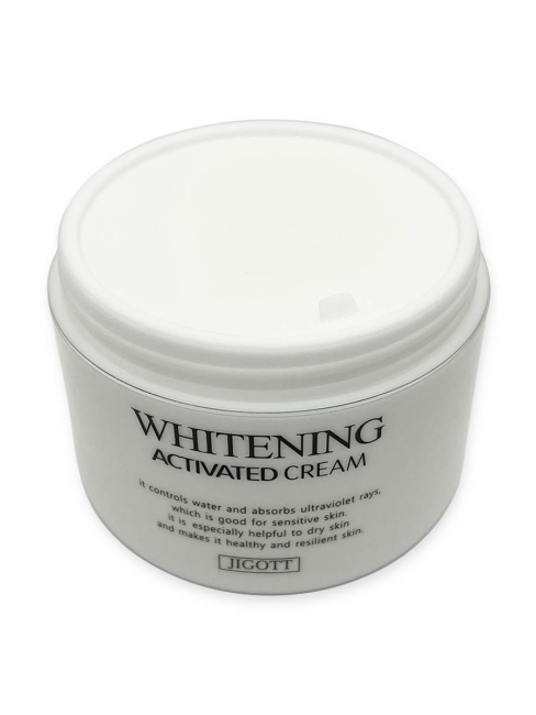 Jigott Крем для лица отбеливающий с ниацинамидом Whitening Activated Cream, 100 г