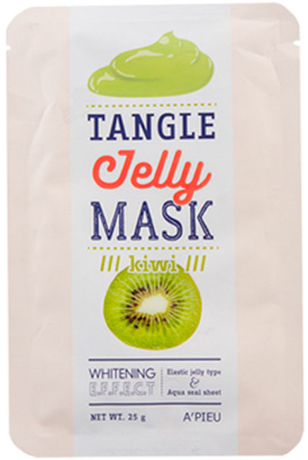 A'PIEU Tangle Jelly Mask Kiwi Тканевая маска-желе с экстрактом киви, 25 г