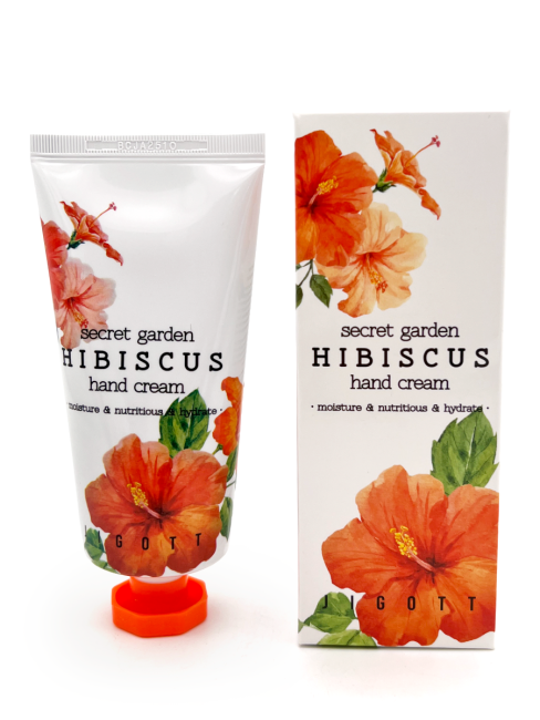 Jigott Крем для рук с экстрактом Гибискуса Secret Garden Hibiscus Hand Cream, 100 мл Jigott Крем для рук с экстрактом Гибискуса Secret Garden Hibiscus Hand Cream, 100 мл