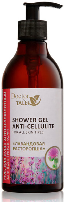 Doctor TALLI Shower Gel Anti-cellulite Гель для душа антицеллюлитный "Лавандовая Расторопша", 400 мл