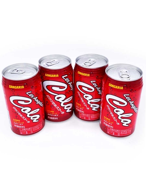 SANGARIA Напиток б/а газированный Los Algeles Cola со вкусом колы, 350 мл