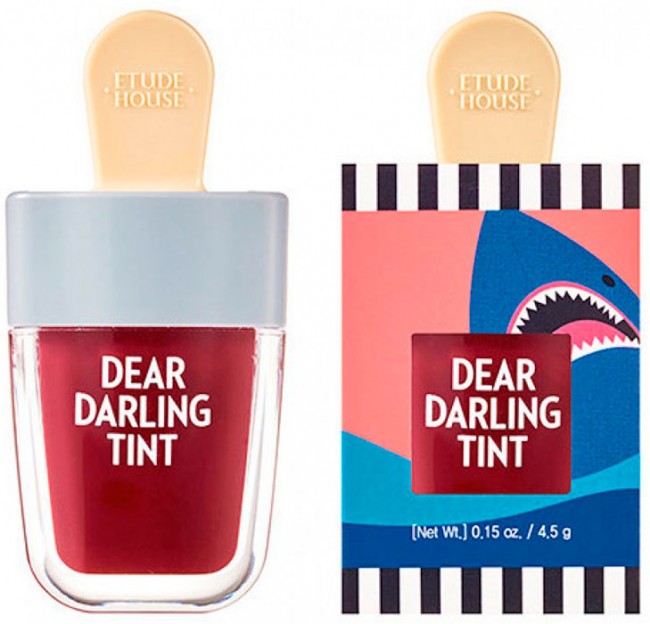 ETUDE HOUSE Dear Darling Water Gel Tint Shark Red Увлажняющий гелевый тинт для губ, 4,5 г