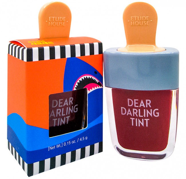 ETUDE HOUSE Dear Darling Water Gel Tint Shark Red Увлажняющий гелевый тинт для губ, 4,5 г