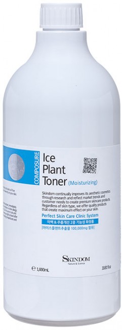 Skindom Увлажняющий тоник с экстрактом ледяника Ice Plant Toner Moisturizing, 1000 мл