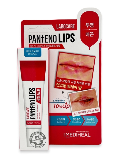 Mediheal Бальзам для губ восстанавливающий с пантенолом Labocare Pantenolips Healssence Lip Balm Red, 10 мл