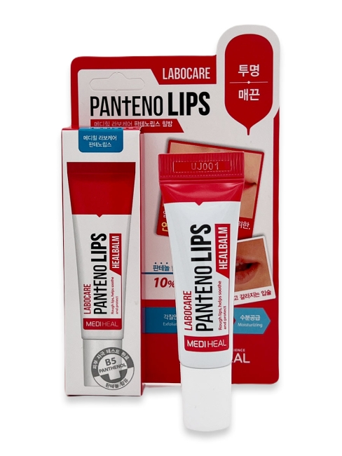 Mediheal Бальзам для губ восстанавливающий с пантенолом Labocare Pantenolips Healssence Lip Balm Red, 10 мл