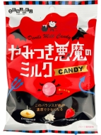 Senjaku Конфеты карамель леденцовая молочно-клубничная Devils, 50 г