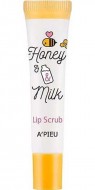 A'PIEU Honey & Milk Lip Scrub Скраб для губ, 8 мл