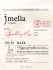 Jmella Парфюмированная тканевая маска для лица "Сверкающая Роза" N0.05 In France Sparkling Rose Mask, 30 мл