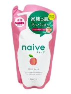 Kracie Мыло жидкое для тела с экстрактом персикового дерева Naive Body Wash, 380 мл